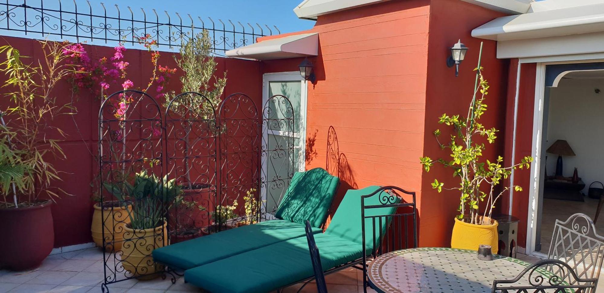 Appartement Agreable Avec 2 Tres Belles Terrasses Au Coeur De ราบัต ภายนอก รูปภาพ